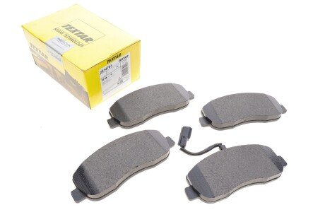 Колодки гальмівні (передні) Renault Master III/Opel Movano B 10- (Brembo) Q+ (з датчиком) UA63 TEXTAR 2514701