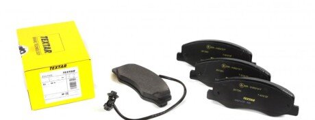 Колодки гальмівні (задні) Opel Movano/Renault Master III 2.3dCi/2.3 CDTI 10- (спарка)Q+(з датчико UA63 TEXTAR 2517201