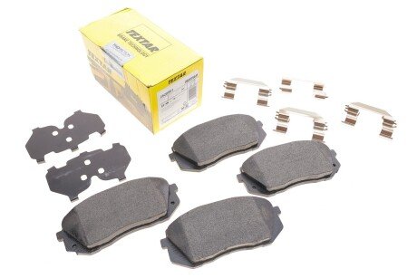 Колодки гальмівні (передні) Hyundai Tucson 04-/ I40 11-/ IX35 10-/ Kia Sportage 09- Q+ UA63 TEXTAR 2520501