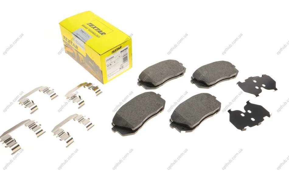 Колодки гальмивни (передни) Hyundai Sonata VI/VII 09-/Tucson 15-/ Kona 17- /Kia Pro Ceed 18-/ Spo UA63 TEXTAR 2520504 (фото 1)