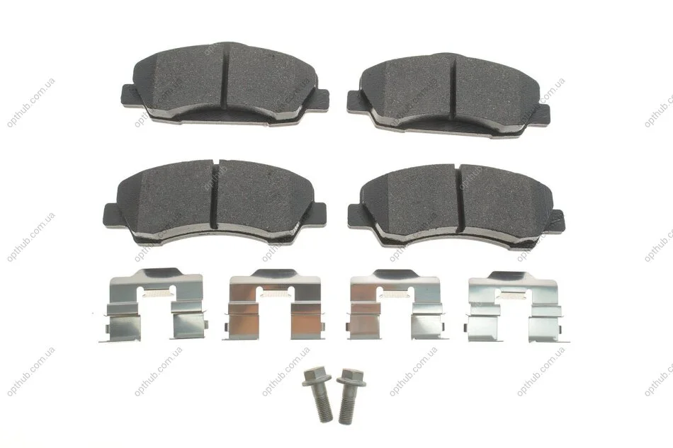 Колодки гальмівні (передні) Citroen C4 Cactus 14- /Peugeot 308 II/SW 13- (Mando) Q+ (opt-om) TEXTAR 2525001 (фото 1)