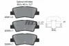Колодки гальмівні (задні) Kia Ceed/Rio/Optima/Hyundai Accent/i10/i20/i30/Elantra 10- (Akebono) Q+ UA63 TEXTAR 2533703 (фото 2)