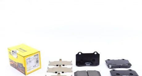 Колодки гальмівні (задні) Tesla Model S/X 13-/Jeep Grand Cherokee IV 10- (Brembo) UA63 TEXTAR 2574301