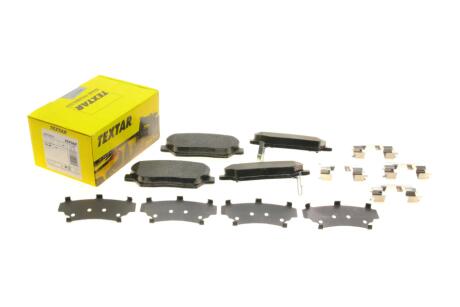 Колодки гальмівні (передні) Hyundai Santa Fe 10-/Grandeur 11-/Kia Sorento 09-/Carens 13- (mando) UA63 TEXTAR 2575701