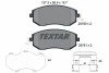 Колодки гальмівні (передні) Subaru Forester/Impreza/Legace V/Outback 10- (Tokico) UA63 TEXTAR 2576001 (фото 10)