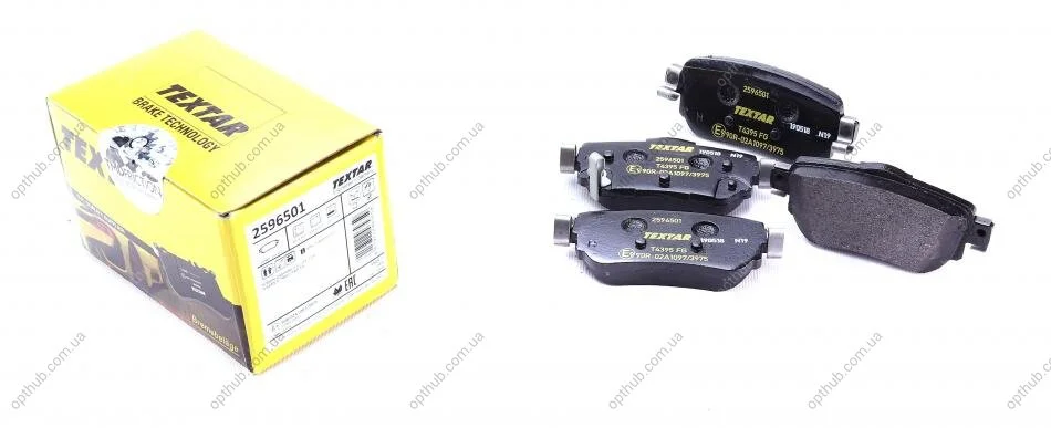 Колодки гальмивни (задни) Renault Kadjar/ Koleos/Nissan Qashqai/ X-trail13-/Leaf 17- (TRW) UA63 TEXTAR 2596501 (фото 1)