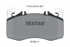 Колодки гальмівні (передні) MB A-class (W177)/ CLA-class (C118) AMG 19- (Brembo) (opt-om) TEXTAR 2612801 (фото 2)