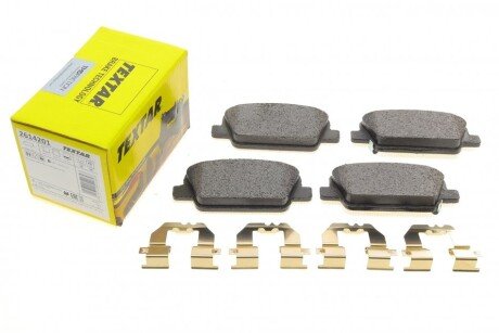 Колодки гальмивни (задни) Hyundai Santa Fe 18- (110.9x46.5x16) Q+ (opt-om) TEXTAR 2614201