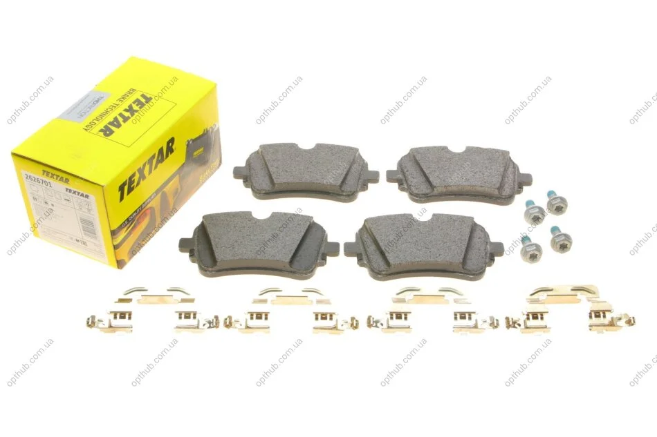 Колодки гальмівні (задні) Audi A6/A7/A8/Q7/Q8/VW Touareg 18- (TRW) Q+ UA63 TEXTAR 2626701 (фото 1)