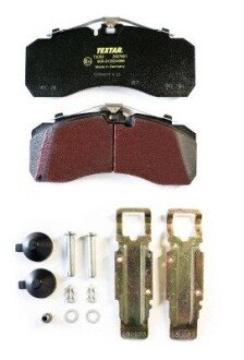 Комплект тормозных колодок, дисковый тормоз TEXTAR 2927801
