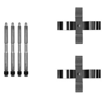 Монтажний набір гальмівних колодок задн BMW 1 (F20), 1 (F21), 2 (F22, F87), 2 (F23), 3 (F30, F80), 3 (F31), 3 GRAN TURISMO (F34), 4 (F32, F82), 4 (F33, F83), 4 GRAN COUPE (F36) 1.5-3.0H 07.11- TEXTAR 82543400