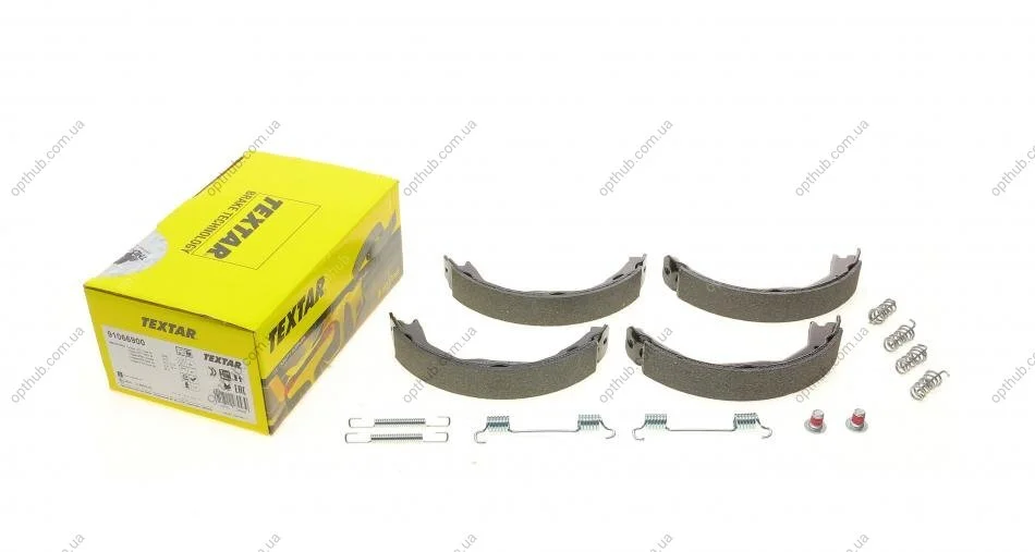 Колодки ручника MB C-class (W204/C204) 07- /E-class (A207/C207) 09- (164x25) (к-кт) UA63 TEXTAR 91066900 (фото 1)