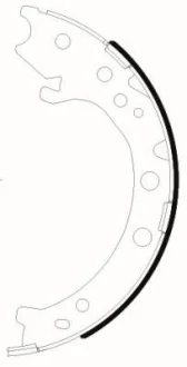 Гальмівна колодка ACURA RDX HONDA CR-V II, CR-V III, CR-V IV, CR-V V, ELYSION 1.5-3.5 09.01- TEXTAR 91083100