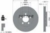 Диск гальмивний (передний) Skoda Octavia/Fabia/Roomster 06- (256x22) PRO+ UA63 TEXTAR 92082205 (фото 2)
