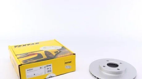 Диск гальмивний (передний) Ford Fiesta 95-13/Focus 98-07 (258x22) PRO UA63 TEXTAR 92096203