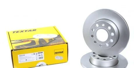 Диск гальмівний (задній) VW Caddy III 04- (256x11.9) PRO UA63 TEXTAR 92121103