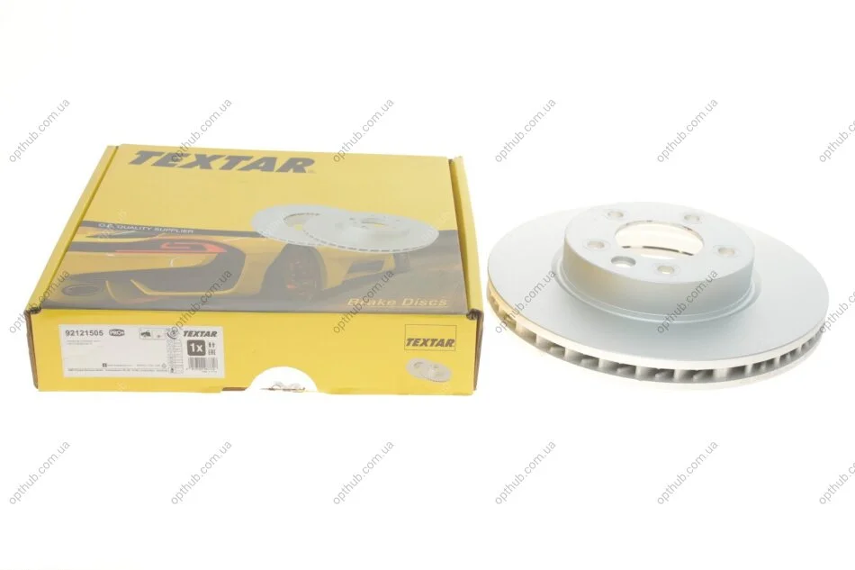 Диск гальмівний (передній) Porsche Cayenne/VW Touareg 02- (330x32) (L) PRO+ UA63 TEXTAR 92121505 (фото 1)