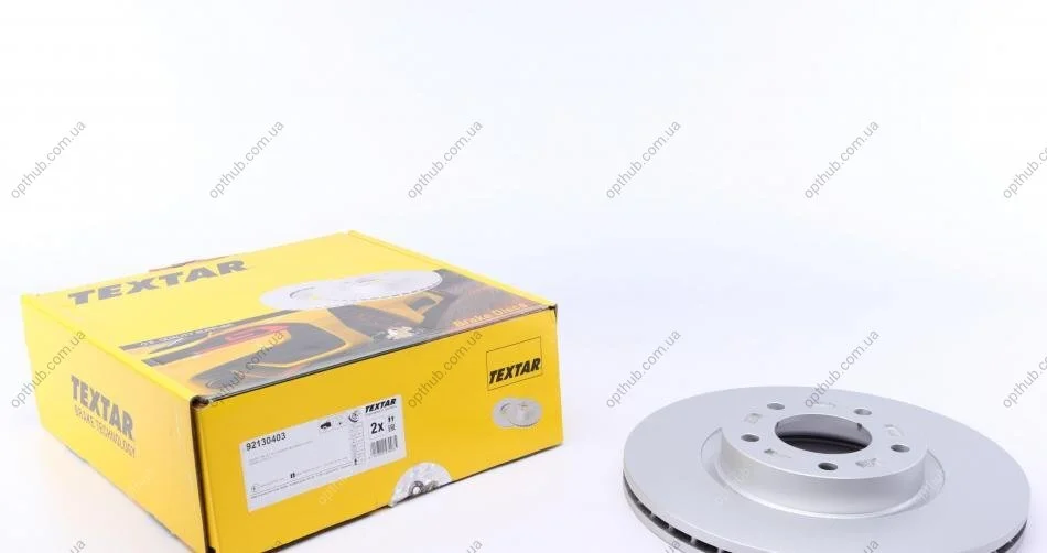 Диск гальмівний (передній) Mazda 3 03-14/Mazda 5 05- (300x25) PRO UA63 TEXTAR 92130403 (фото 1)