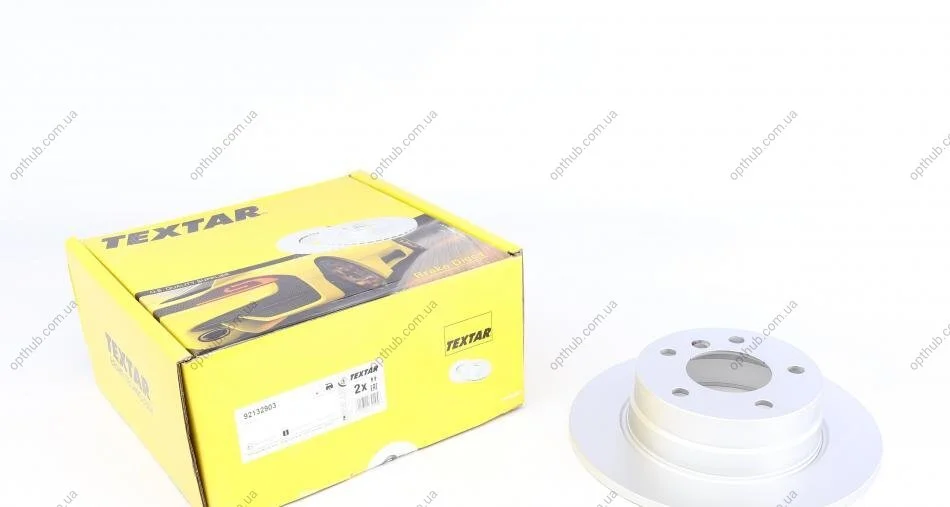 Диск гальмівний (задній) BMW 1 (E81/E87) 04-11 (280x10) PRO UA63 TEXTAR 92132903 (фото 1)