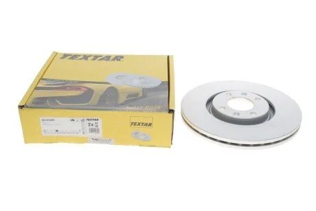 Диск гальмівний (передній) Citroen C4/ Peugeot 207/307 1.6-2.0i 04- (302x26) PRO UA63 TEXTAR 92133203