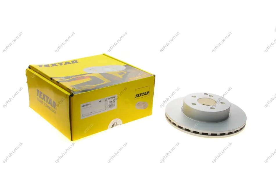 Диск гальмівний (передній) MB C-class (W204/S204) 07-14 (288x25) PRO UA63 TEXTAR 92159603 (фото 1)