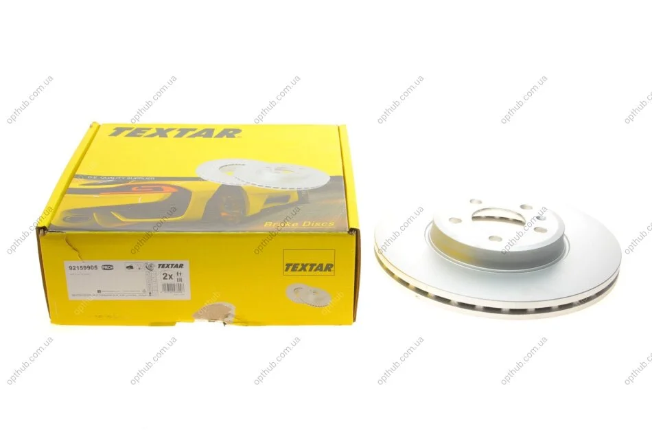 Диск гальмівний (передній) Audi A4/A5 07- (314х24.9) PRO+ UA63 TEXTAR 92159905 (фото 1)
