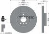Диск гальмівний (передній) BMW X5 (E70/F15/F85)/X6 (E71/E72/F16/F86) 07- (348x30) PRO+ UA63 TEXTAR 92160905 (фото 2)