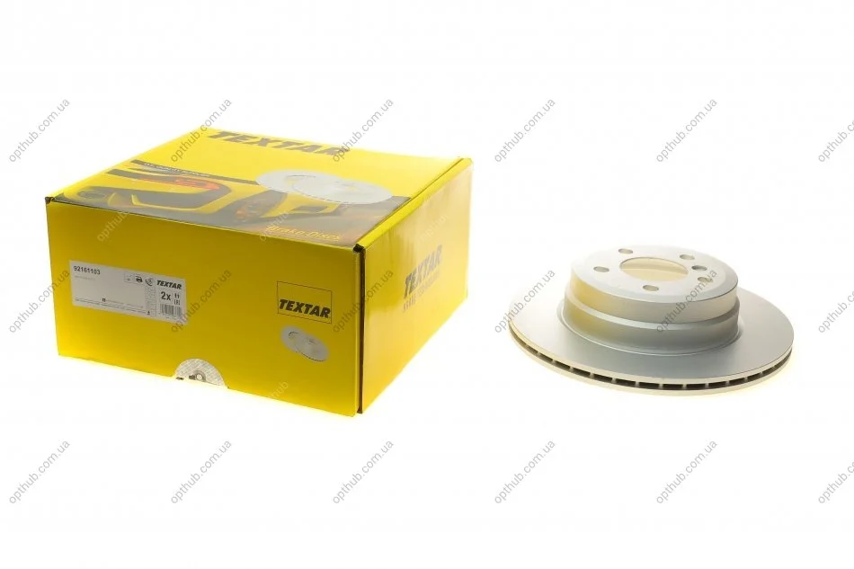 Диск гальмівний (задній) BMW X5 (E70/F15) 07- (320x20) PRO UA63 TEXTAR 92161103 (фото 1)