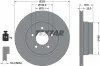 Диск гальмівний (задній) BMW X5 (E70/F15) 07- (320x20) PRO UA63 TEXTAR 92161103 (фото 2)