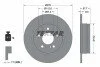Диск гальмівний (задній) MB C-class (W204/S204/C204) 07- (278x9) PRO UA63 TEXTAR 92163103 (фото 1)