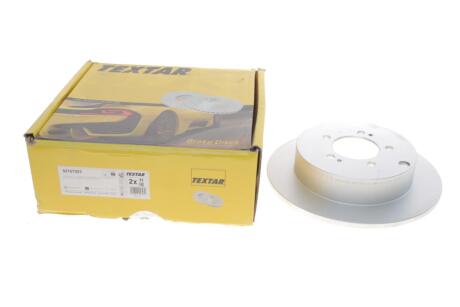 Диск гальмівний (задній) Mitsubishi Outlander/Citroen C-Crosser 06- (302x10) PRO UA63 TEXTAR 92167003