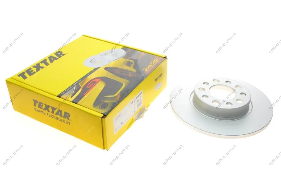Диск гальмивний (задний) Fiat 500X/Jeep Compass/Renegade 05- (278x12) PRO UA63 TEXTAR 92221003 (фото 1)
