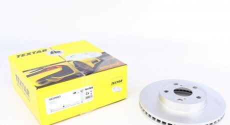 Диск гальмівний (передній) Toyota Prius 08- (255x25) PRO UA63 TEXTAR 92225003