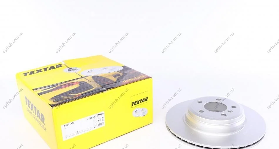 Диск гальмівний (задній) BMW 3 (F30/F31)/ 4 (F32/F36) 11- (330x20) PRO UA63 TEXTAR 92241903 (фото 1)