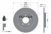 Диск гальмівний (задній) Hyundai i30/Kia Ceed 11- (284x10) PRO (opt-om) TEXTAR 92252703 (фото 2)