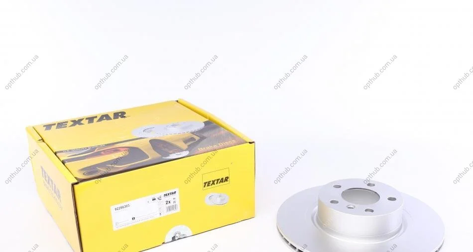 Диск гальмивний (задний) BMW X3 (F25)/ X4 (F26) 10- (330x20) PRO UA63 TEXTAR 92256303 (фото 1)