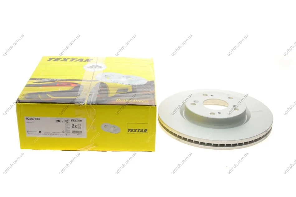 Диск гальмівний (передній) Honda Civic IX/X 12- (293x25) PRO UA63 TEXTAR 92257303 (фото 1)