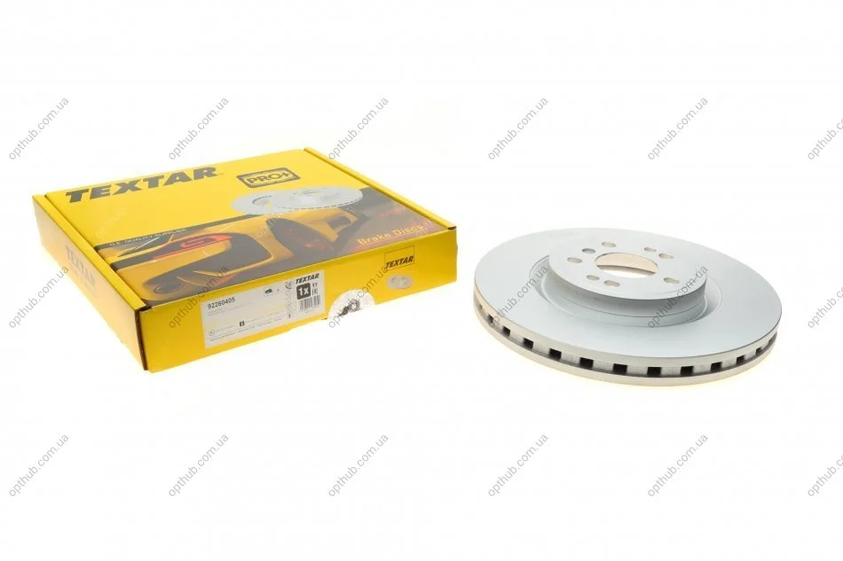 Диск гальмівний (передній) MB M-class (W166) 11-15/ GLE (W166) 15- (330x32) PRO+ UA63 TEXTAR 92260405 (фото 1)