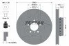 Диск гальмівний (передній) BMW 1 (F20/F21)/3 (F30/F80) (340x30) 11- PRO+ UA63 TEXTAR 92265025 (фото 10)