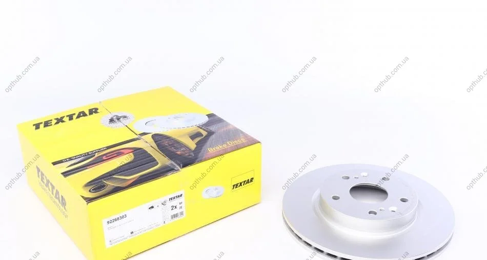 Диск гальмівний (передній) Suzuki SX4/Vitara 13- (280x22) PRO UA63 TEXTAR 92268303 (фото 1)