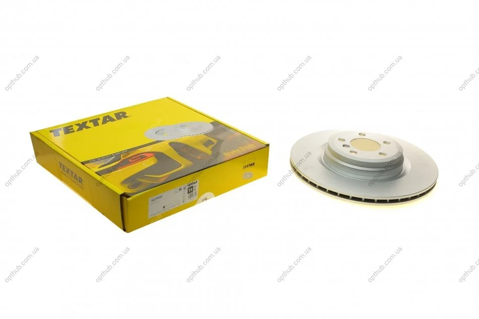 Диск гальмівний (задній) BMW 5 (F07/F11)/ 7(F01/F02/F03/F04) 08-17 (370x24) PRO (opt-om) TEXTAR 92270003 (фото 1)
