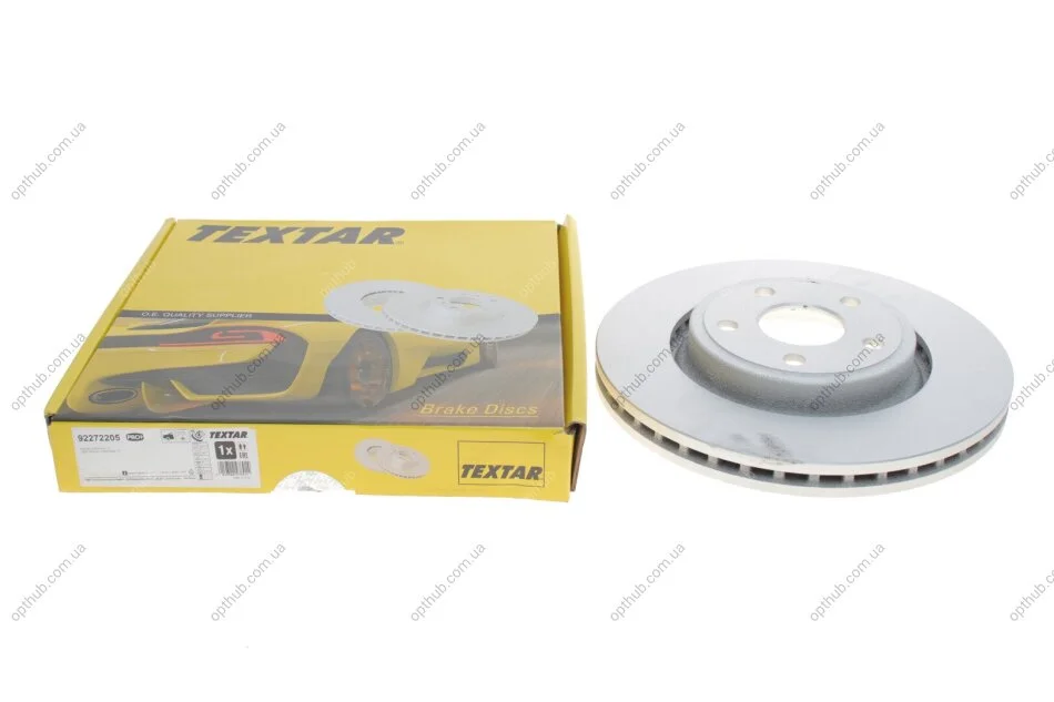 Диск гальмівний (передній) Jeep Grand Cherokee IV 10-17 (350x32) PRO+ UA63 TEXTAR 92272205 (фото 1)