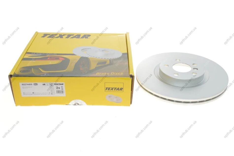 Диск гальмівний (передній) BMW 1 (F40)/2 (F45)/X1 (F48)/Mini Cooper S 13-(330x24) PRO+ UA63 TEXTAR 92274405 (фото 1)