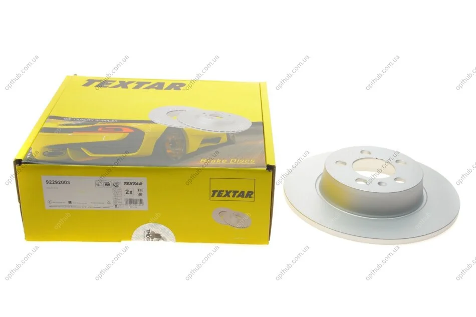 Диск гальмівний (задній) Audi A1 1.0-1.8 14-18 (272x10) PRO (opt-om) TEXTAR 92292003 (фото 1)