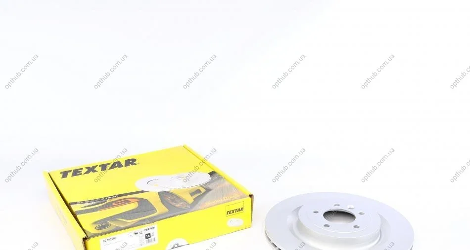Диск гальмівний (задній) Land Rover Range Rover 12- (365x25) PRO UA63 TEXTAR 92293003 (фото 1)