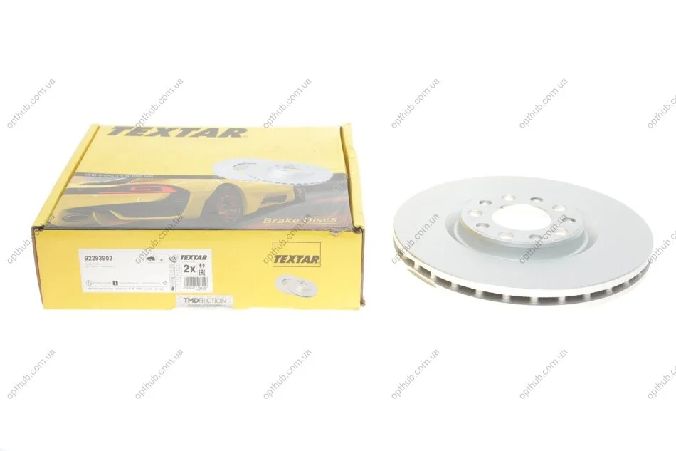 Диск гальмівний (передній) Fiat 500X/Jeep Compass/Renegade 14- (305x28) PRO UA63 TEXTAR 92293903 (фото 1)