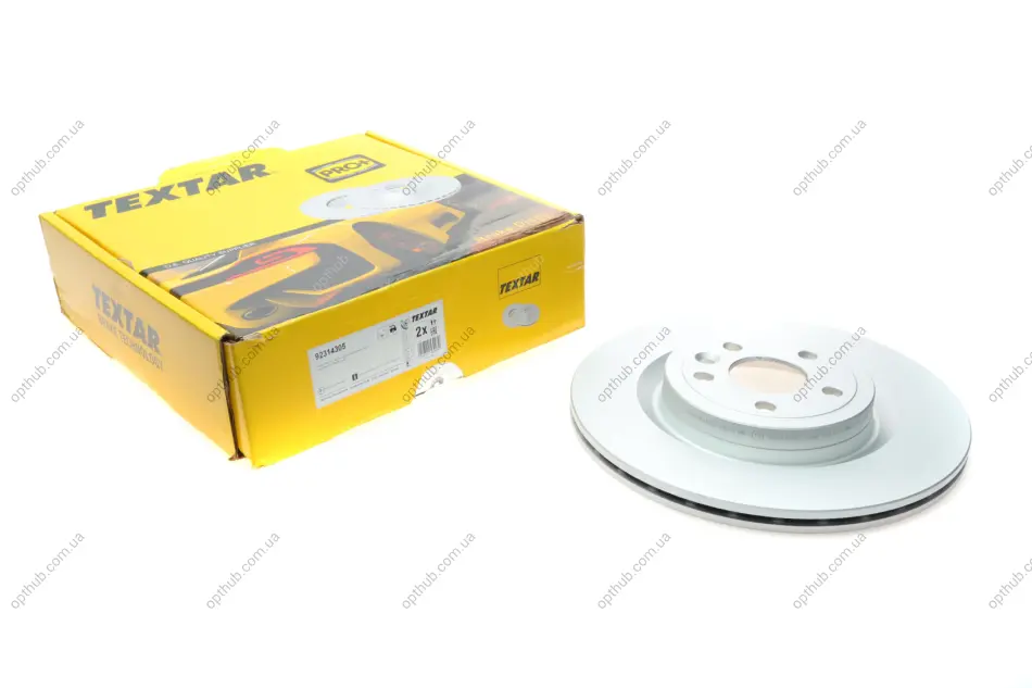 Диск гальмівний (задній) Land Rover Discovery Sport 14-/ Range Rover Velar 17- (325x20) PRO+ UA63 TEXTAR 92314305 (фото 1)