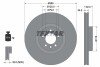 Диск гальмівний (передній) Land Rover Discovery V 16-/Range Rover 2.0-5.0D 12- (380x34) PRO+ (opt-om) TEXTAR 92316405 (фото 2)