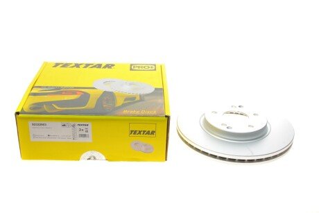 Диск гальмівний (передній) Ssangyong Actyon Sports I/Korando 11- (298x26) (PRO) (opt-om) TEXTAR 92322903