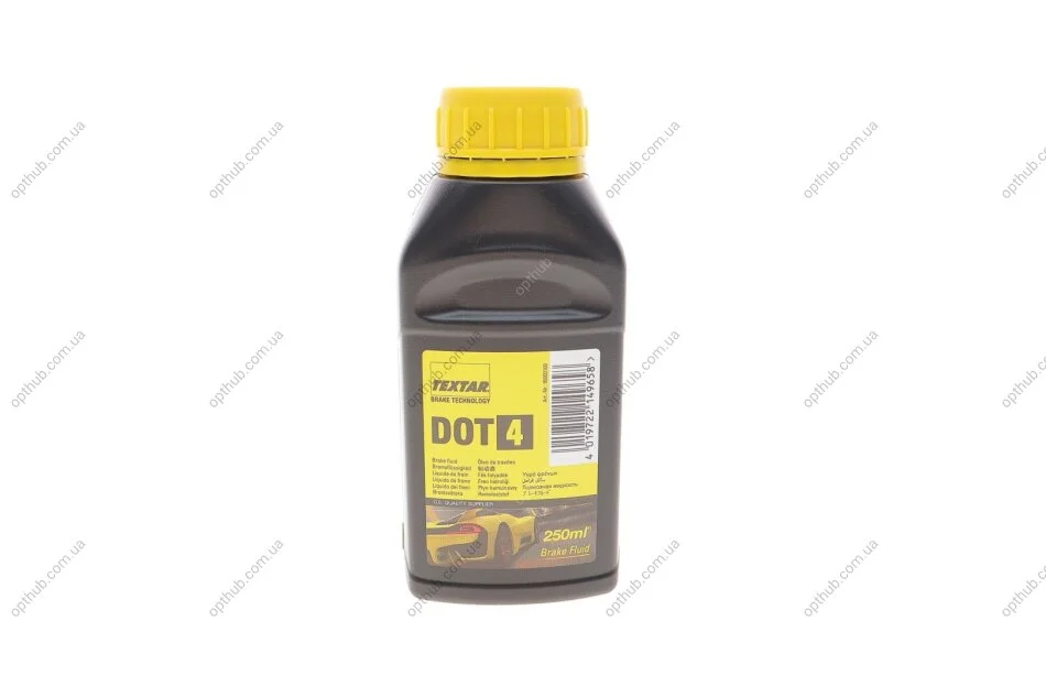 Рідина гальмівна DOT4 (0.25L) (opt-om) TEXTAR 95002100 (фото 1)